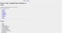 Desktop Screenshot of emacs-w3m.namazu.org