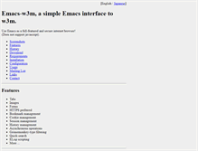 Tablet Screenshot of emacs-w3m.namazu.org
