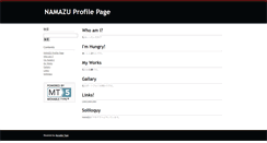 Desktop Screenshot of namazu.com